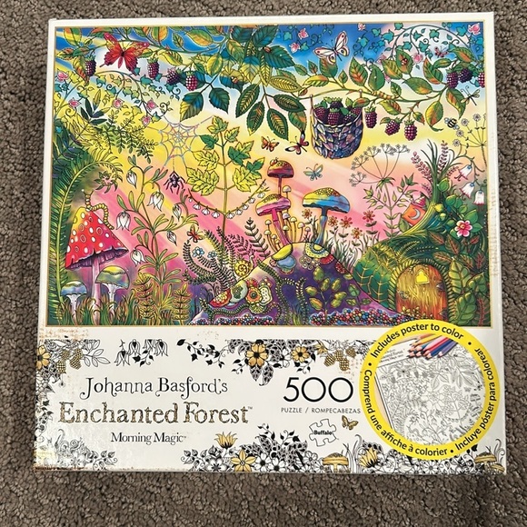 Apple Cove Puzzle - 550 Pieces and enchanted forest puzzle 500 pieces set of 2 - Picture 3 of 4